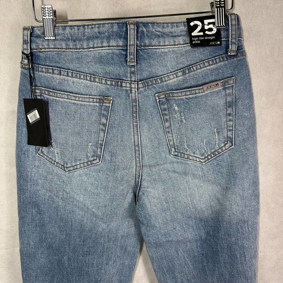 Joe’s Jeans High Rise Straight Ankle Size 25 Blue Denim Jeans - Picture 7 of 12
